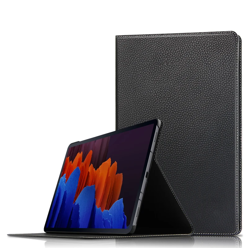 Чехол из воловьей кожи для Samsung Galaxy Tab S7 Plus 2020 SM T970 T975 12 4 &quotпланшетный ПК Защитный