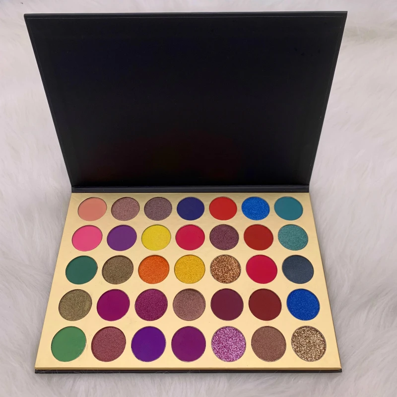 Wholesale Custom No Label Makeup Eyeshadow Palettes Pigment Waterproof