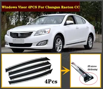 

4pcs Set 2009-2020 OEM For Changan Raeton CC Stainless steel window Visor Shade Vent Wind Rain Deflector Guards Cover