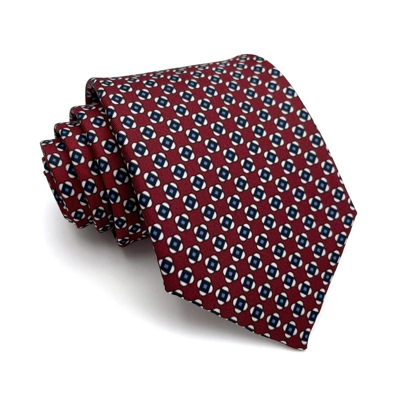 

Brand New Men's Business Tie 8 CM Vintage Ties For Men Work Wedding Necktie Male Gift With Box