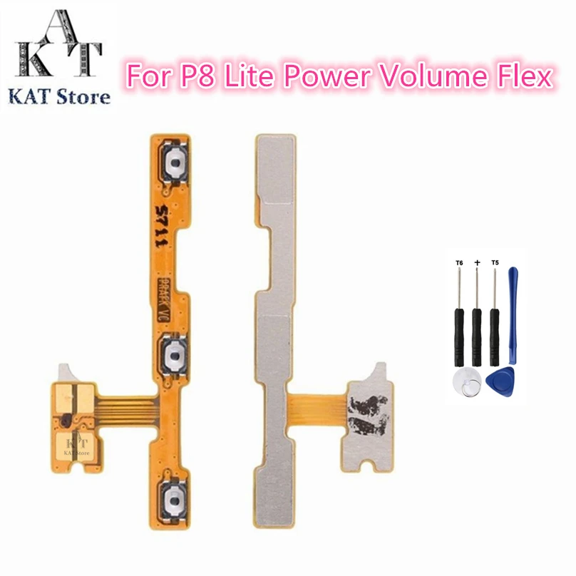 

KAT For Huawei P8 Lite Power Volume Flex Cable Side Key Button Flex Cable Quality Guarantee