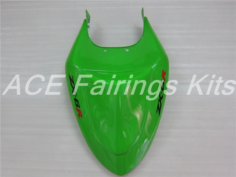 ABS полный обтекатель комплект подходит для Kawasaki ZX6R 2005 2006 Мотоцикл Обтекатели ZX-6R 05 06 ниндзя 636 Кузов Набор зеленый белый