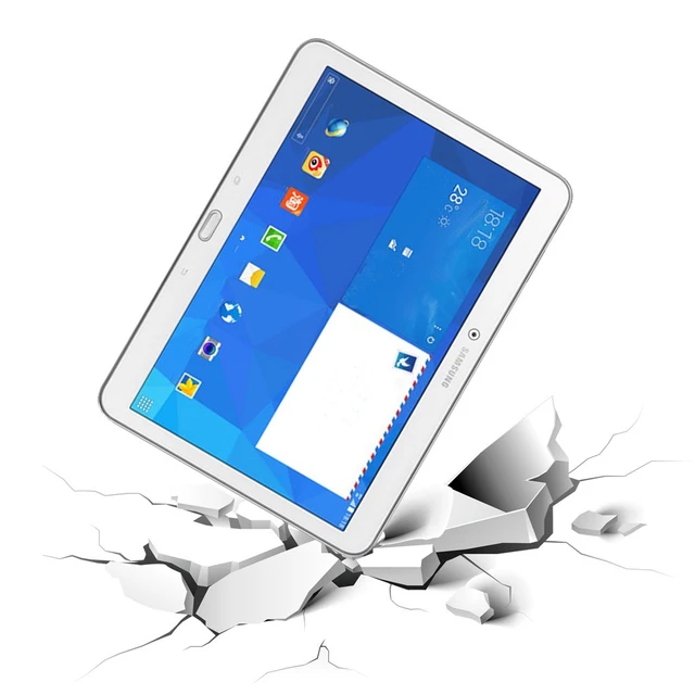 Glass verre incassable Glass protection integrale pour Samsung Tab 4 10.1  SM-T530 à prix pas cher