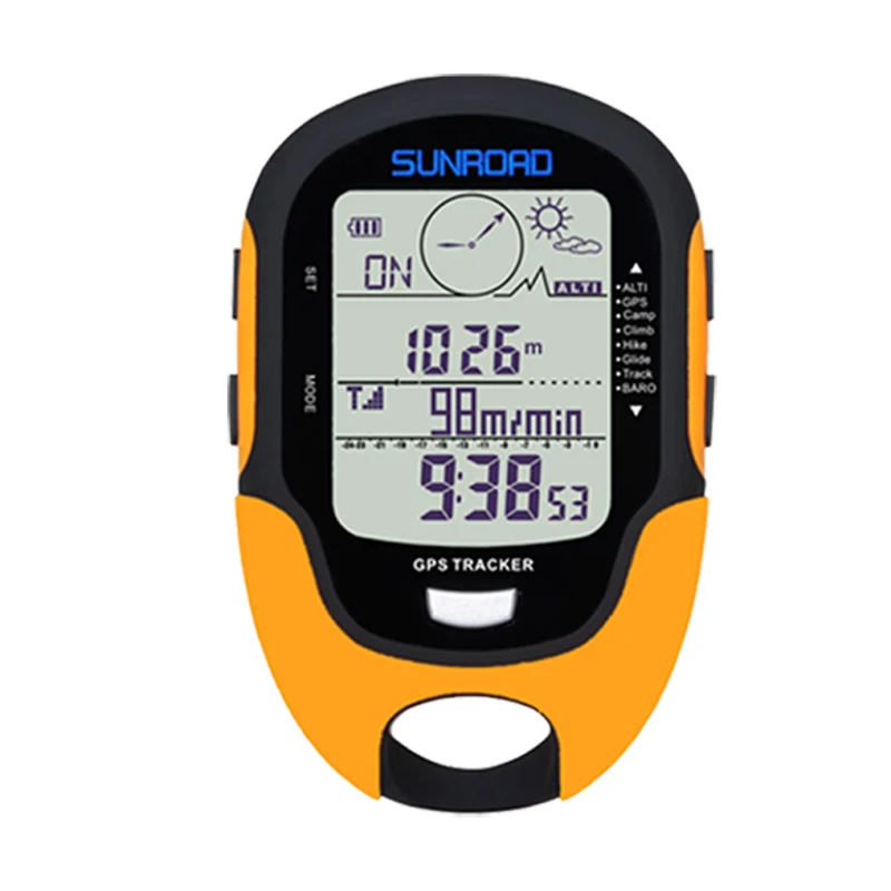 Digital Altimeter Digital GPS Tracker Altimeter Compass Barometer Air Pressure Altitude Data LCD Outdoor Thermometer Camping Hiking Climbing Tools