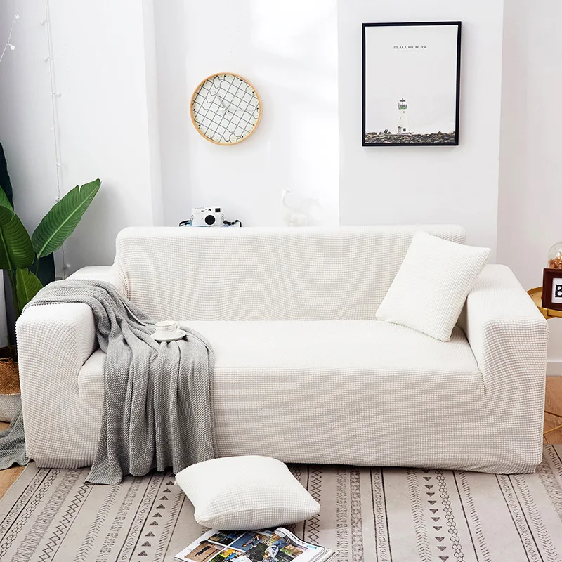1/2/3/4 Seater Knitted Stretch Sofa Cover Four Seasons Universal Couch Covers Home Living Room Non-slip European Case For | Дом и сад