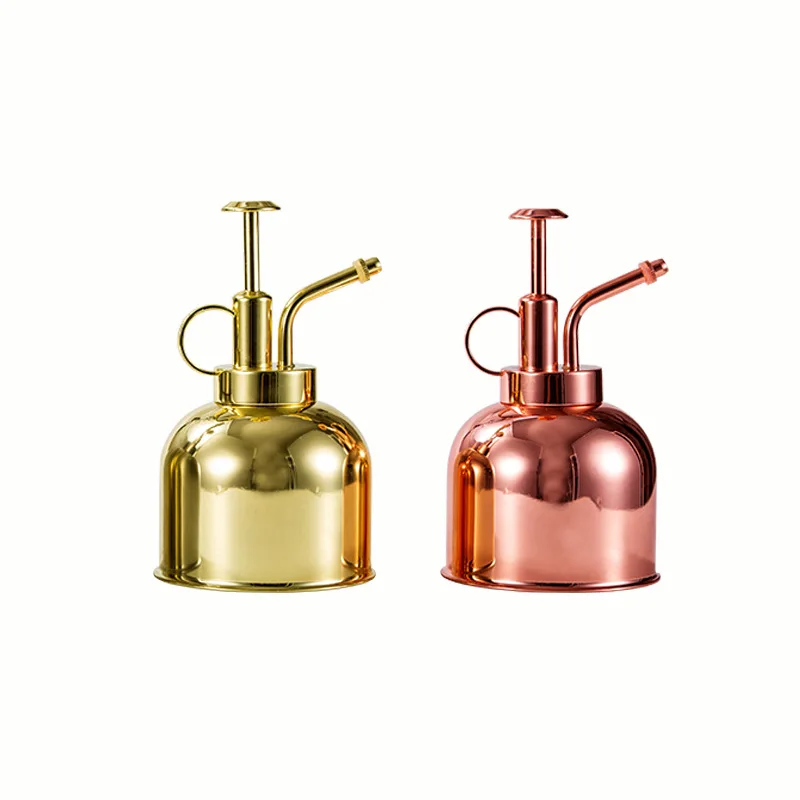 

Retro Watering Can Gold Color Mini Stainless Steel Pot Indoors Home Plant Pot Bottle Watering Device Bonsai Flower Garden Tool