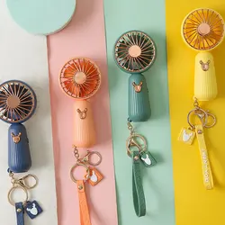 Portable Handheld USB Charging Mini Fan Low Noise Two Speed Office Handheld Fan For Travel Outdoor Cooling Fan Outdoor Travel