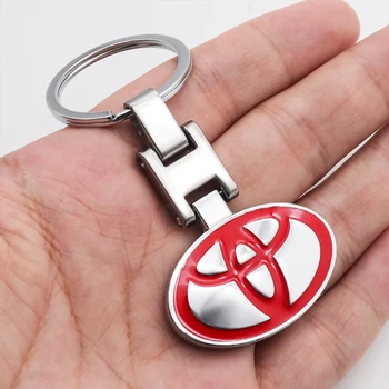 

Auto parts 3D metal keychain fashion creative anti-rust high quality suitable for Toyota- 86 YARiS COROLLA PRIUS CAMRY HIACE