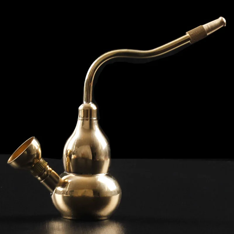 Mini Portable Hookahs Shisha Pipes Smoking Tobacco Copper Bubbler Durable