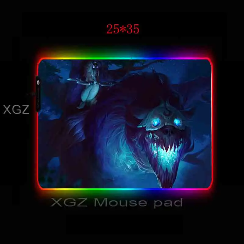 Mairuige Custom Large RGB Mouse Pad Black Lock Edge Computer Desk Pad Rubber Non-slip Dota Csgo Gam
