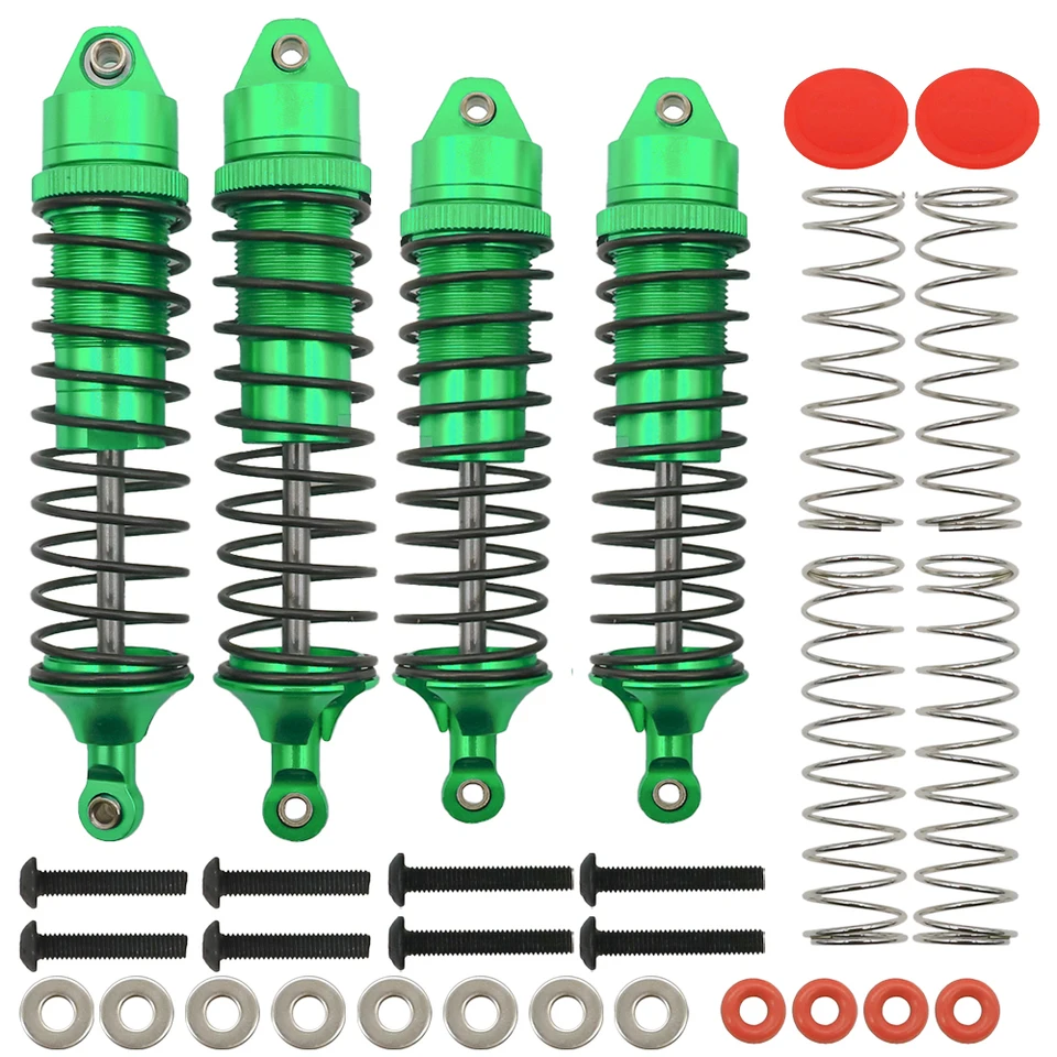 4 Pezzi Di Ammortizzatori Anteriori E Posteriori In Alluminio Completi Per 110 Arrma Bigrock 4x4 Senton 4x4 Granite 4x4 Vorteks 4x4 Typhon 4x4 R~p122077701 - Foto 2