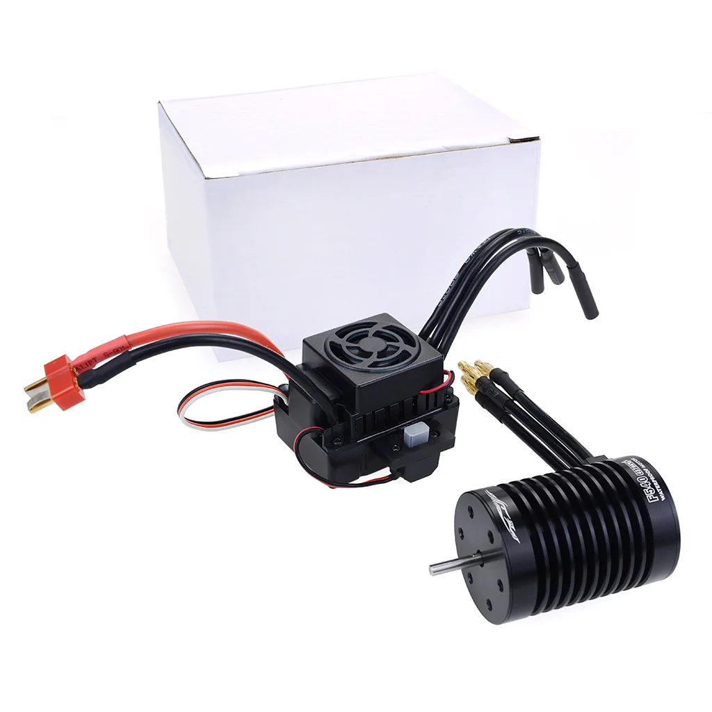 Высокое качество RC F540 4370KV/3300KV водонепроницаемый Бессенсорный бесщеточный двигатель и 60A бесщеточный ESC комбо набор для 1/10 RC
