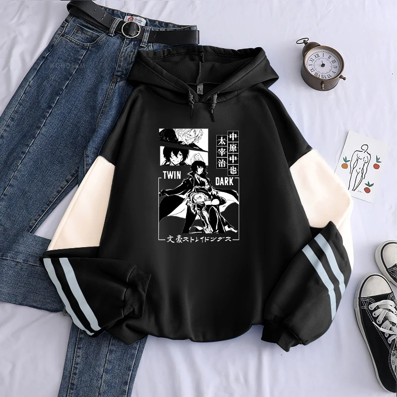 Anime Bungo Stray Dogs Hoodies Long Sleeve Autumn Winter Men Women
