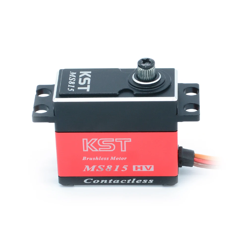 Motor do Uav do Metal do Elevado Desempenho de Kst hv para o Helicóptero do Planador de rc Servo 0.07sec Ms815 8.4 v 22kg 4 Servo motor do uav do metal do