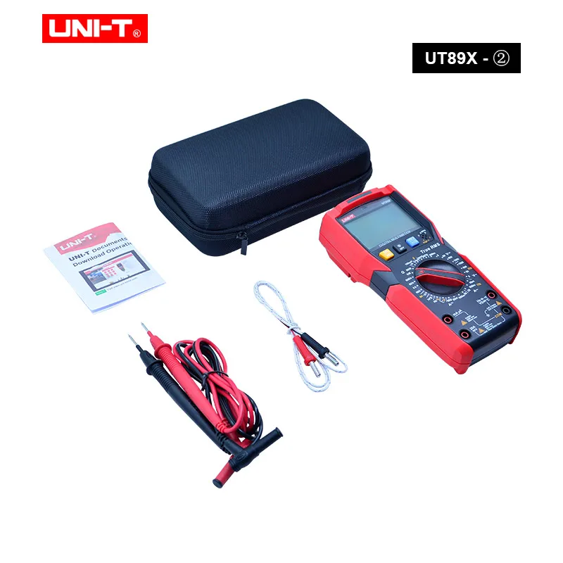 True RMS цифровой мультиметр UNI T UT89X AC DC Напряжение измеритель тока Емкость