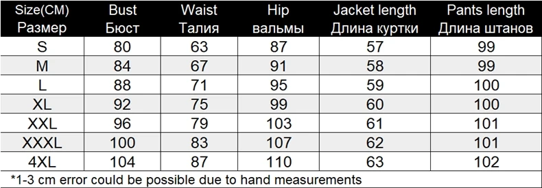 suit size