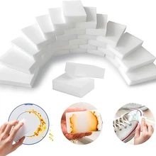 20/50/PCS Melamine Magic Sponge Eraser Melamine Foams Cleaner Dish Washer for Kitchen Bathroom Nano Cleaning Magic Sponge Wall