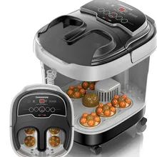 Новинка, массажная ванна для взрослых, Паровая Ванна с подогревом, термостат для ног, педикюр