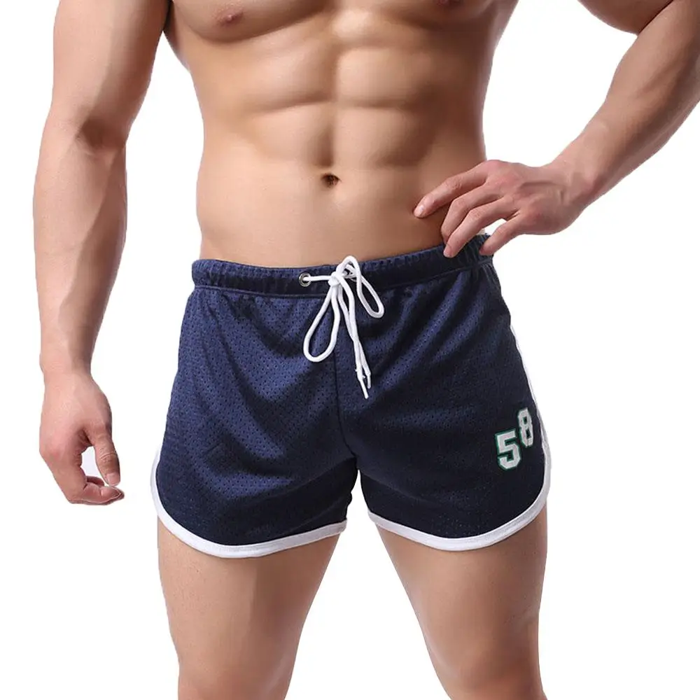 Обтягивающие шорты, водопоглощающие, 4 цвета, S/XL/XXL, спортивная одежда для бега, альпинизма, летние мужские спортивные шорты - Цвет: Deep blue