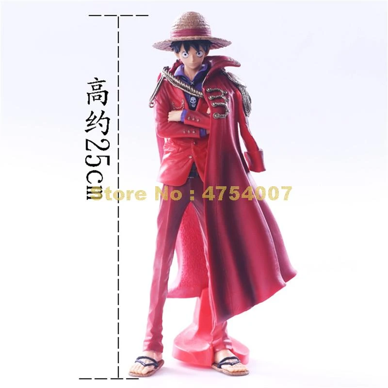 ワンピースアニメフィギュア アニマルアクションフィギュア モンキーdルフィ 赤いスーツ Pvcマント 25cmのおもちゃ Aliexpress Toys Hobbies
