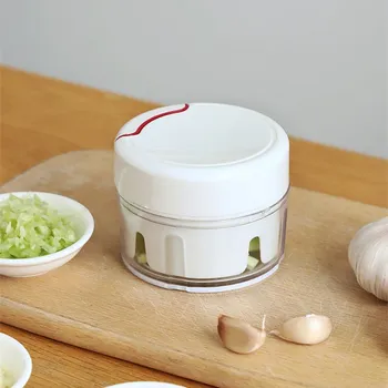 

Mini Garlic Slicer Household Mincing Machine Minced Hand Pull Grinder Grill Vegetable Meat Kitchen Multi Chopper Shredder Gadget