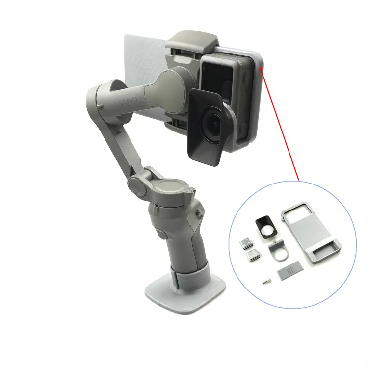 

3D printing DJI OSMO Action Mounting adapter For DJI OSMO Mobile 3 Accessories