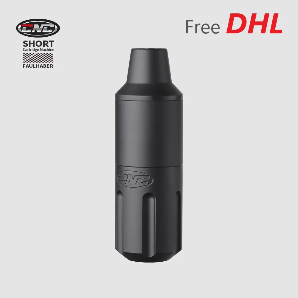 Ceny CNC 2019 nowe krótkie pióro obrotowy nabój do tatuażu maszyna FAULHABER Motor RCA połączenie profesjonalnych artystów tatuażu