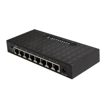 8-портовый коммутатор для высокоскоростной сети Ethernet VLAN коммутатор Ethernet 10/100 м