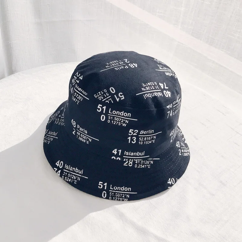 Cool Harajuku Bucket Hat Women Bob Hip Hop Cap Embroidery Letter Gorros Cotton Flat Cap Man Fishing Bucket Flat Hat Spring
