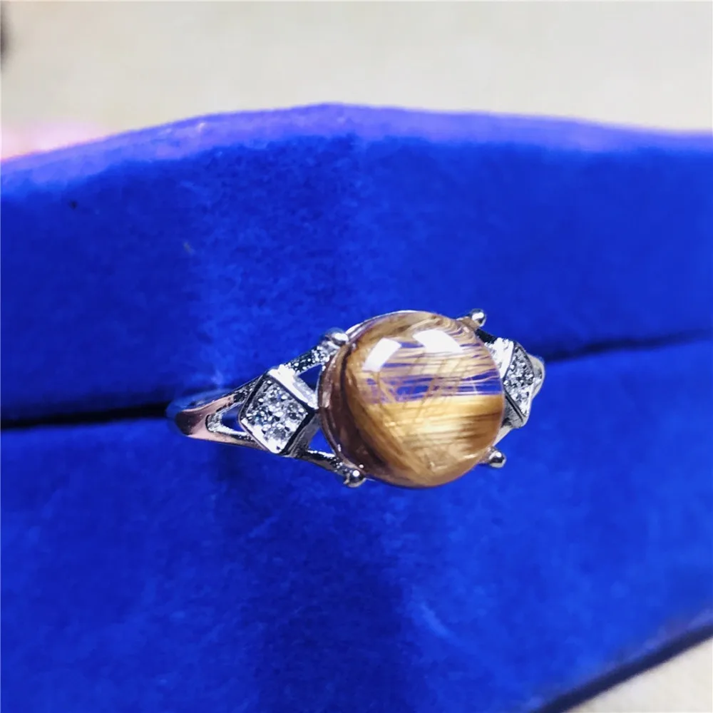 Gold Rutilated Ring (126)