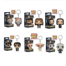 Funko Pop Pocket Гарри Поттер брелок Гермиона Грейнджер Лорд Волдеморт Добби Фигурки игрушки