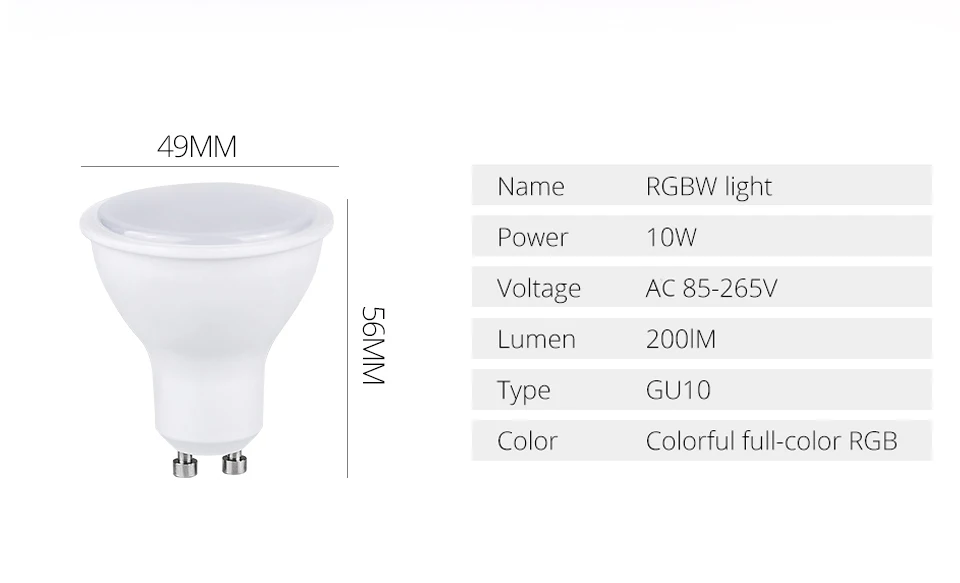 85-265 в RGB E27 B22 RGBW RGBWW светодиодный светильник лампа 5 Вт 10 Вт 15 Вт сменный цвет 10 Вт GU10 RGBW RGBWW светодиодный светильник с ИК-пультом дистанционного управления