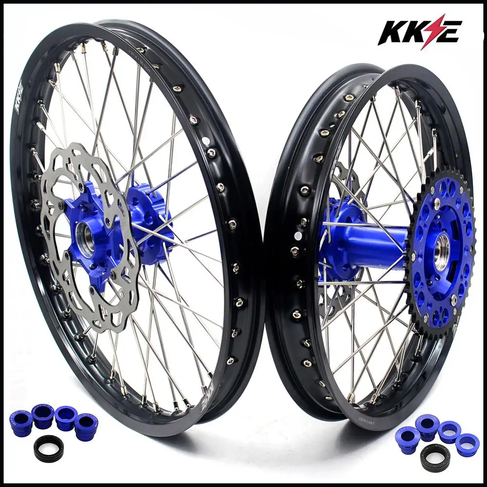 Комплект колес для эндуро KKE 21 & 18 HUSQVARNA TE TC FE FC 125 250 300 350 450 2014 2019 синие