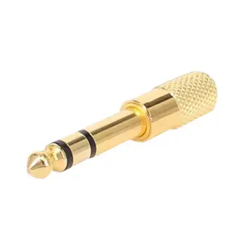 

6.35mm to 3.5mm female audio adapter metal Headphone Adapter DJ Studio Gold plated Audio adapter 1 piece
