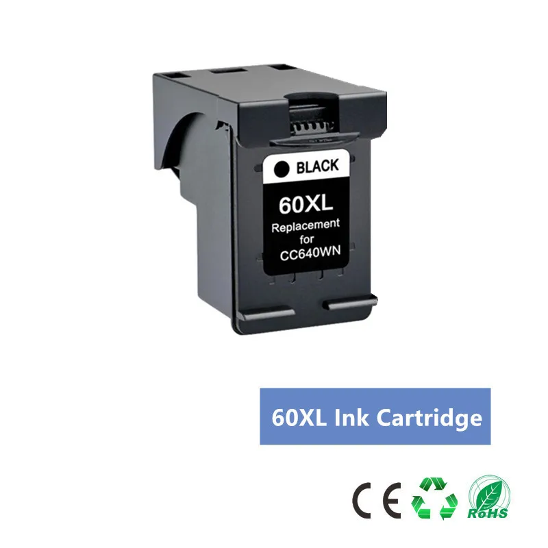Чернильный картридж BK 60XL совместимый с принтером hp 60 xl для hp60 F2480 F2420 F4480 F4580 F4280 D2660