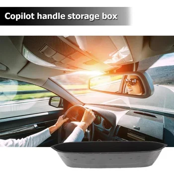 

1pc Seat Storage Box Car Auto ABS Passenger Tray Multifunction Tidying Case For Jeep Wrangler JK 2007-2017
