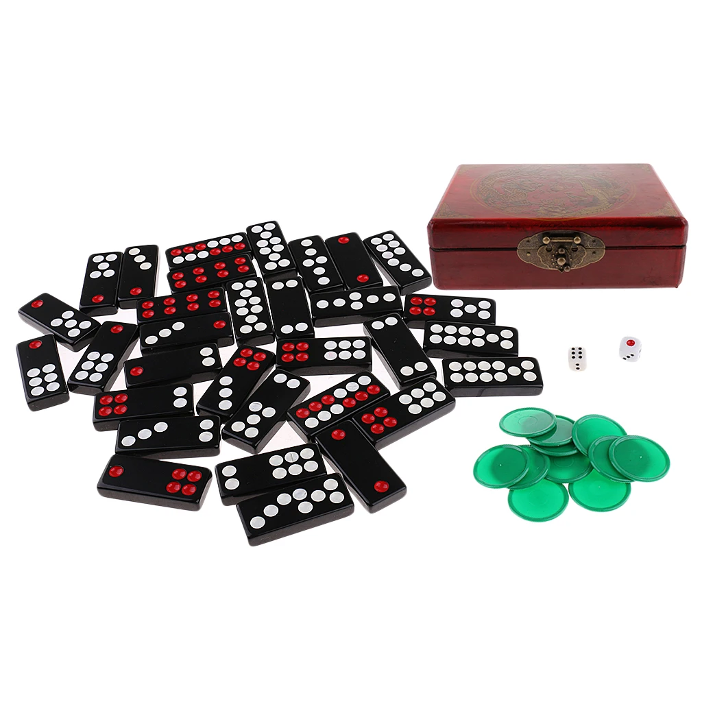 Chinese Dominoes Tile Set Pai Gow Paigow For Travel Casino Gambling Paly Toy