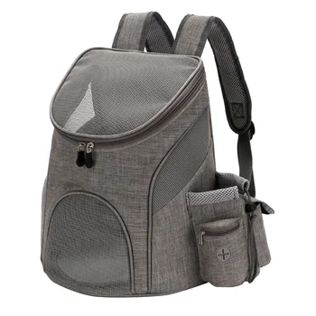 

Outdoor Dog Shoulder Bag Backpack Pet Cat Travel Carry Bag Mesh Windows Breathable Carrier