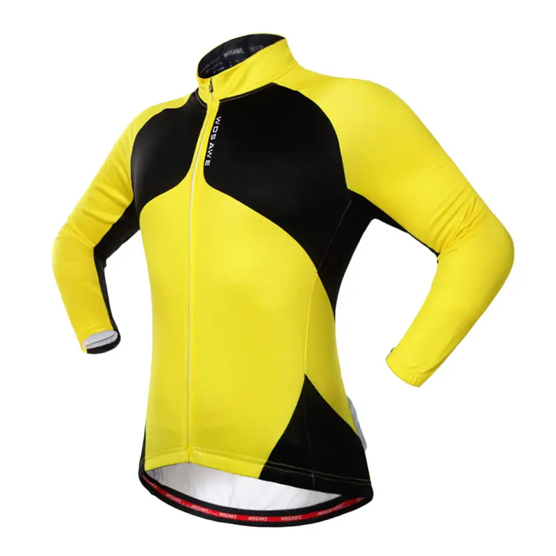 WOSAWE зимние теплые флисовые куртки для велоспорта мужские ветрозащитные Светоотражающие велосипедная одежда ветровка непромокаемая ветровка - Цвет: BC222-Y
