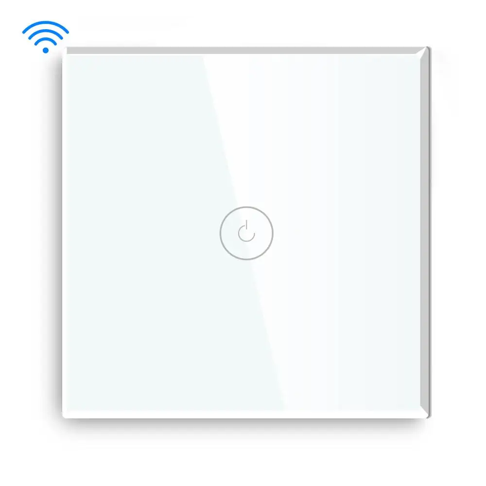 BSEED Wifi выключатель света 1 банда умный переключатель беспроводной wi-fi-переключатель белый черный золотой цвета поддержка для Tuya Google Assistant