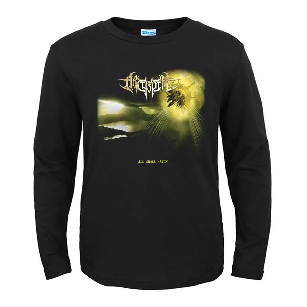 4 дизайна демон Archspire рок Бренд с длинными рукавами рубашка camisetas тяжелый черный металл Хлопок Уличная Скейтборд - Цвет: 2