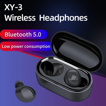 

TWS Bluetooth Headset 5.0 Wireless Button Stereo Sports HD call Noise Reduction XY-3 Wireless HiFi Bluetooth Headset