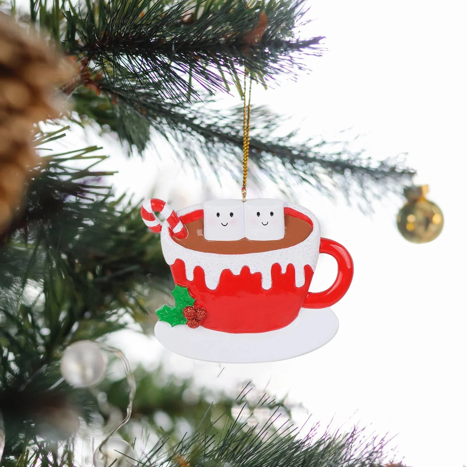 2022 Christmas Blend Cute Christmas Coffee Cup Ornaments Christmas Tree Pendants Resin Diy  Personalized Family Pendant 2022 New Year Friendly|Pendant & Drop  Ornaments| - Aliexpress