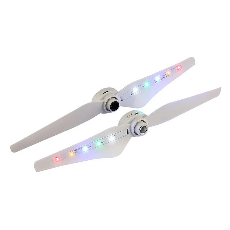 

ABUO-Rechargeable Quick Release Led Flash Propeller Parts For Dji Phantom 3 Series Be