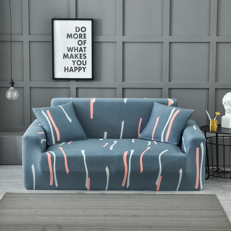 Elastic Sofa Cover Spandex Modern Polyester Corner Couch Slipcover Living Room Chair Protector 1/2/3/4 Seater | Дом и сад