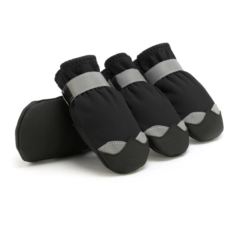 Title 10, Waterproof Pet Dog Shoes Reflective Dog Boots F...