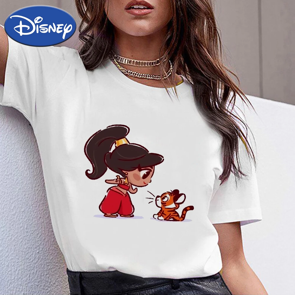 ディズニープリンセス半袖tシャツ 7色 プリンセスtシャツ ポカホンタスtシャツ21 Tシャツ Aliexpress