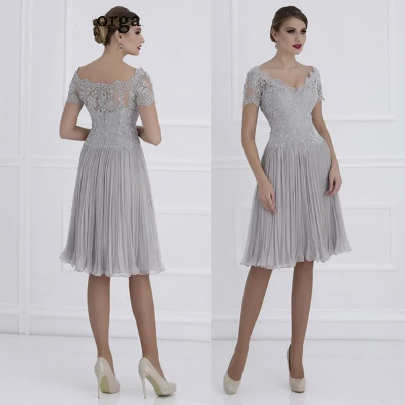 Chiffon Mother Of The Bride Groom Dresses 2019 For Summer Boat Bride Groom Dresses