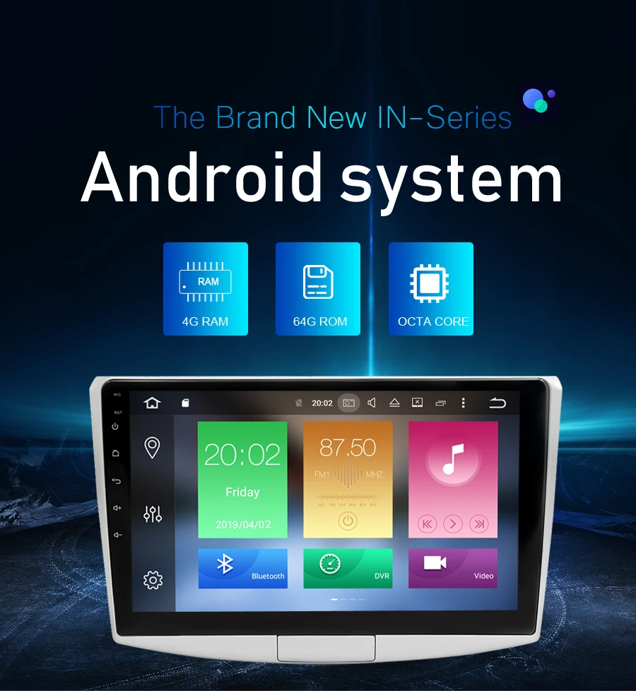 Excellent Android 9.0 Car Radio DVD Navigation Stereo For Volkswagen Passat B6 B7 CC Magotan 2012-2015 WIFI Video GPS Multimedia 4G RAM 2