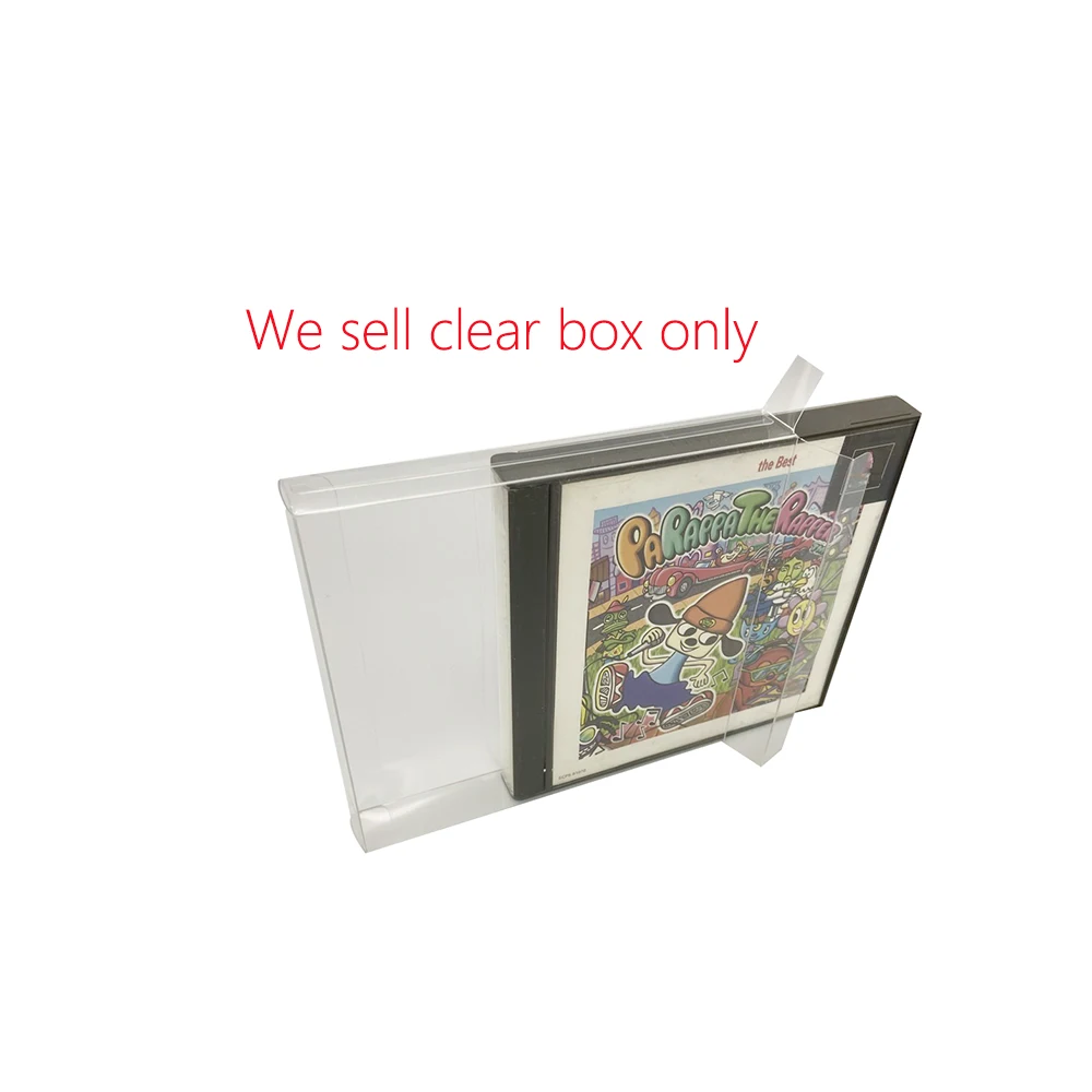 Protection box For PS1 game display box collection storage transparent